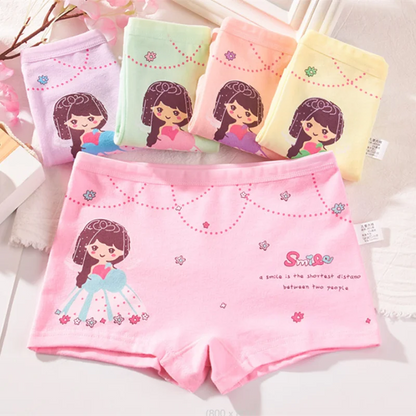 5Pcs/lot Baby Girls Cartoon Underpants Kids Underwear Cotton Panties Toddler Children Underwear 2-10years