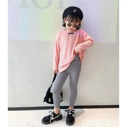 2021 new spring autumn/winter/summer Girls Kids Boys Solid color Leggings comfortable cute baby Clothes Children Clothing