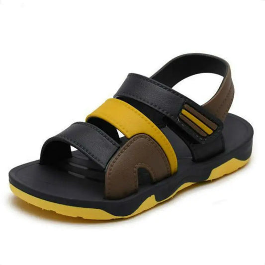 2019 New Boys Sandals for Children Beach Shoes Summer Mixed Color Non-slip Fashion Kids Sports Casual Student Leather Sandals