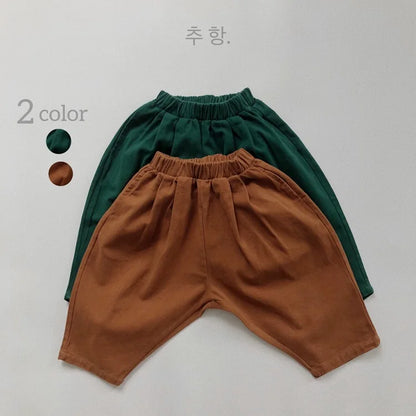 1-6Yrs Baby Boys Girls Pants Korean Style Spring Autumn Kids Radish Pants Casual Pant Cotton Elastic Waist Children's Trousers