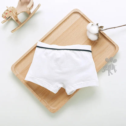 new children high quality solid boys cotton boxer shorts panties kids underwear for 2-20 years old teenager 5pcs/3pc/lot student