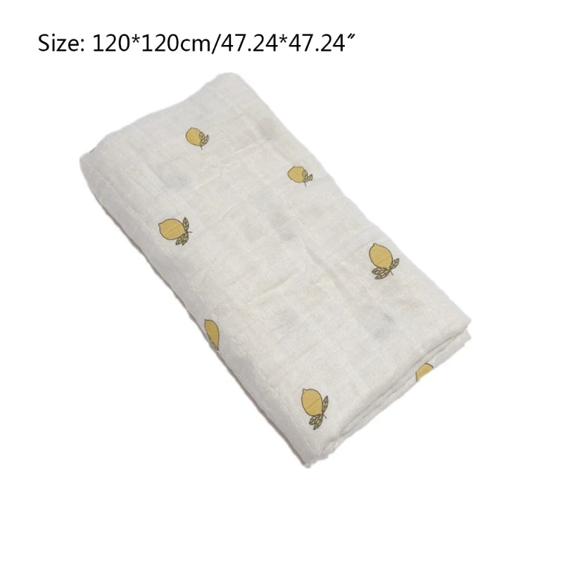 Baby Infant Blanket Swaddle Newborn Soft Organic Gauze Wrap Bath Towel Bedding