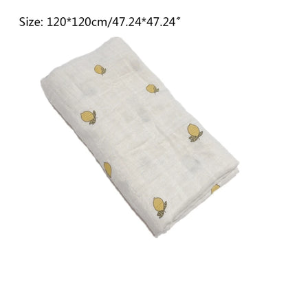 Baby Infant Blanket Swaddle Newborn Soft Organic Gauze Wrap Bath Towel Bedding