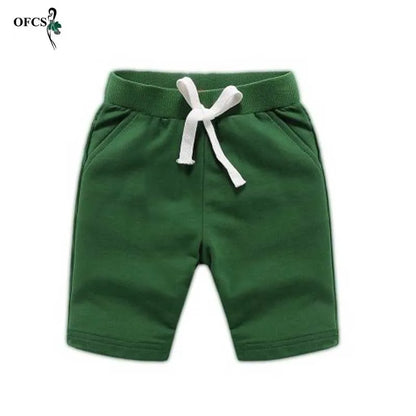 Hot Sale Baby Clothing Boys High Quality Colorful Shorts Summer Fashion Cotton Trousers Kids Solid Beach Shorts Children's Pants