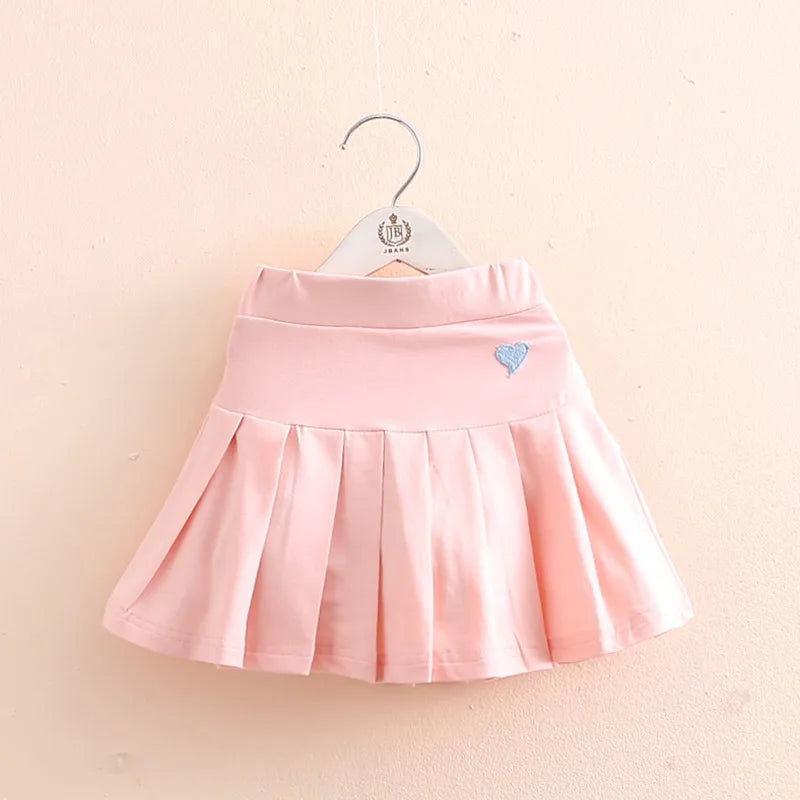 2024 Summer Fashion 3 4 6 8 9 10 12 Years Cotton School Children Clothing Dance Training For Lovey Baby Girls Skirt With Shorts