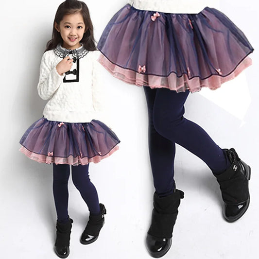 Fall Clothes For Kids Leggings Girl Spring Autumn  2-14y Junior Girl Pants Skirts Children Skinny Trousers Princess Pencil Pants