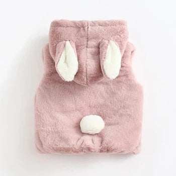 0-4 Yrs Baby Girls Vest Coat Cute Rabbit Fashion Baby Jacket For Girls Hooded Waistcoat Autumn Newborn Outwear Children Clothing