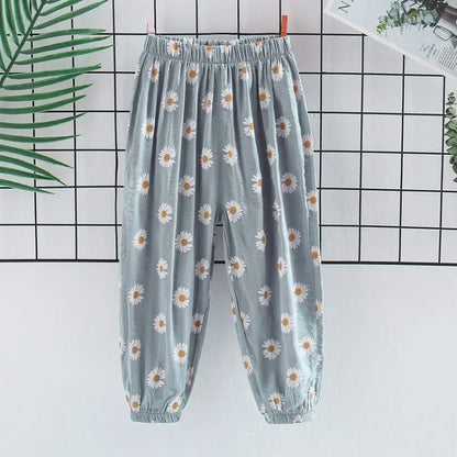 Summer Baby Boys Girls Harem Pants Kids Children Thin Anti Mosquito Pants Boys Girls Clothes Kids Casual Pants Joggers 2 4 6 8Y