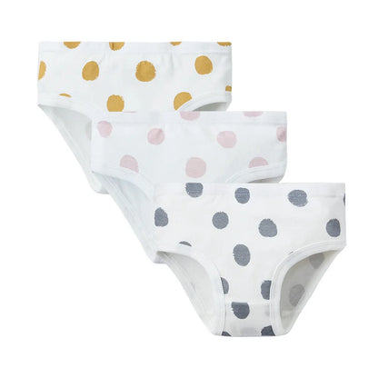 Girls Panties 3pcs Per Pack Cotton Student Kids Underwear Teen Panties Young Puberty Girls Underpant KF300