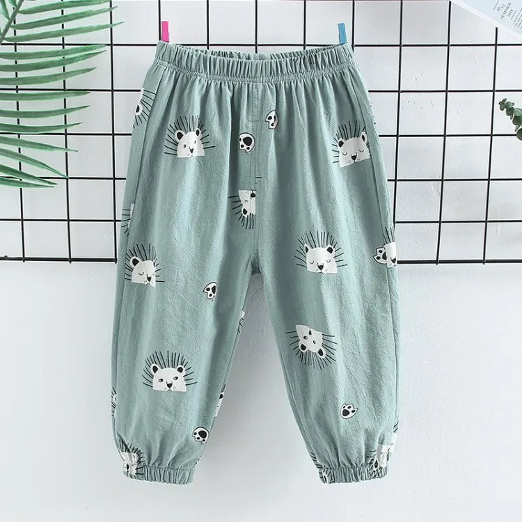 Summer Baby Boys Girls Harem Pants Kids Children Thin Anti Mosquito Pants Boys Girls Clothes Kids Casual Pants Joggers 2 4 6 8Y