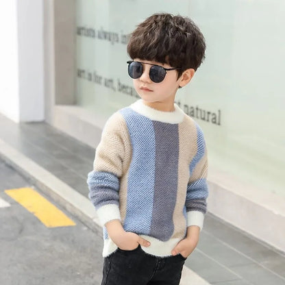 Children's sweater Winter New Cotton Clothing  Sweater teenage boys Sweater Children's clothing fall knit sweater 10 12 14 years