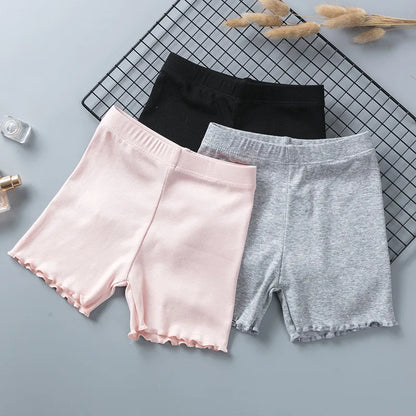 100% Cotton Girls Safety Pants Top Quality Kids Short Pants Underwear Children Summer Cute Shorts Underpants For 3-10 Years Old