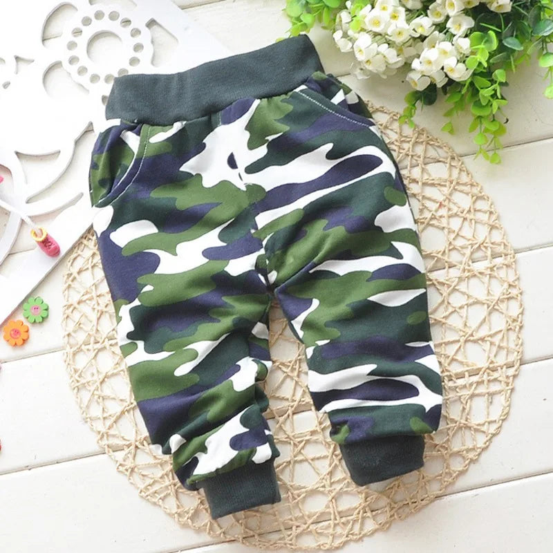 Baby Pants Spring&Autumn Lovely Cotton Camouflage Baby Boy Pants Newborn Baby Girls Pants 0-2 Year  Baby Harem Pants