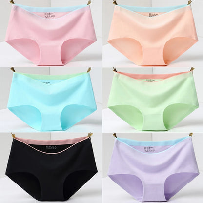 1/2Pcs briefs panties for women cotton seamless panties woman Mid-Rise Sexy lingerie women seamless panties  Girl shorts culotte