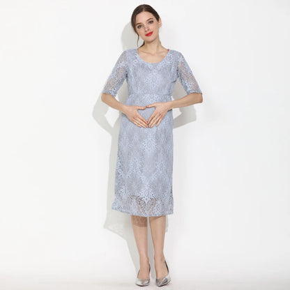 Emotion Moms New Lace Maternity Clothes Party Maternity Dresses Nursing Breastfeeding Dress For Pregnant Women Pregnancy Dress