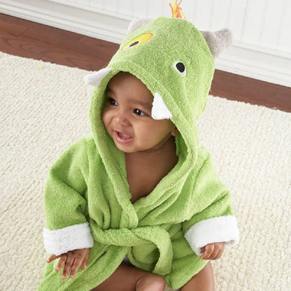 Blue Shark Baby Bath Towels Mouse Newborn Blanket Bedding Swaddle Animal Bebe Bathrobe Hooded Bathing Towel baby stuff