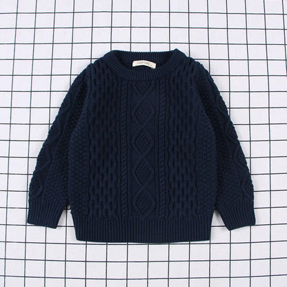 Autumn Baby Boys Girls Sweaters Kids Sweaters Winter Boys Knit Sweater Girls Ripped Sweater Toddler Girls Winter Clothes Boys