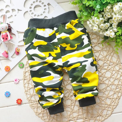 Baby Pants Spring&Autumn Lovely Cotton Camouflage Baby Boy Pants Newborn Baby Girls Pants 0-2 Year  Baby Harem Pants