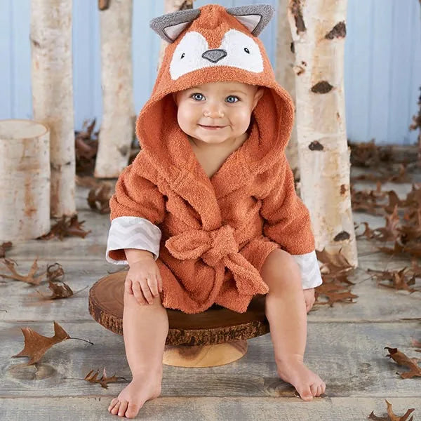 Children's  boy girl Animal Baby bathrobe  baby hooded bath towel kids bath  baby robe Baby cartoon towel