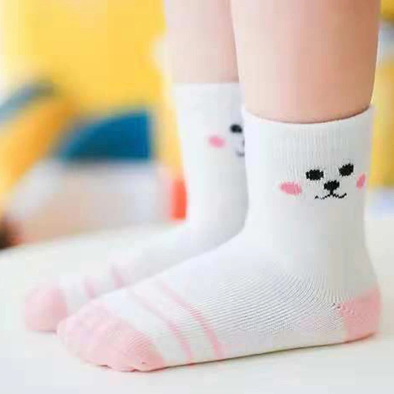 5 Pairs Baby Girls Socks Spring Summer Cotton Newborn Baby Socks Baby Meias Para Bebe Kids Socks for Children Boys Socks 1-12Y