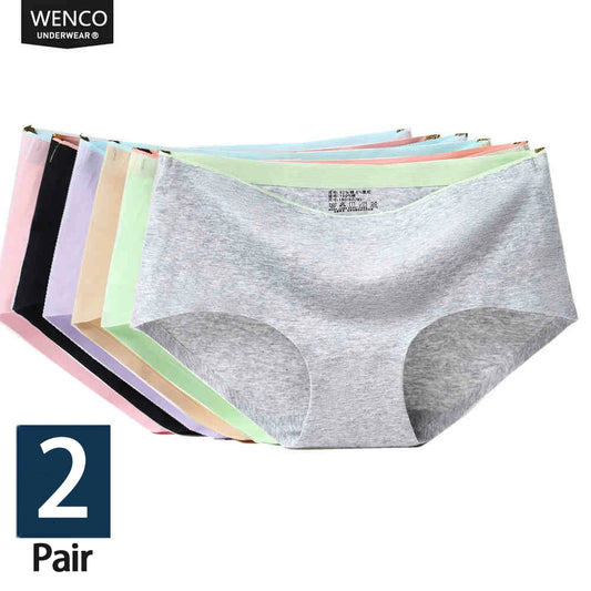 1/2Pcs briefs panties for women cotton seamless panties woman Mid-Rise Sexy lingerie women seamless panties  Girl shorts culotte