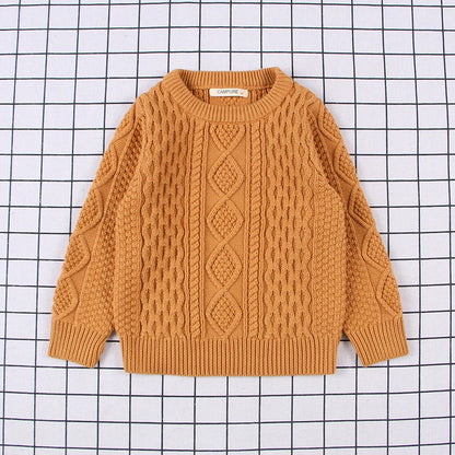 Autumn Baby Boys Girls Sweaters Kids Sweaters Winter Boys Knit Sweater Girls Ripped Sweater Toddler Girls Winter Clothes Boys