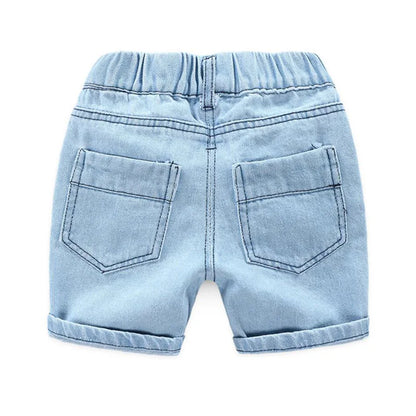 Summer baby Boys denim shorts Fashion hole children jeans South Korea style boy casual cowboy shorts child 2 3 4 5 6 7 8 years