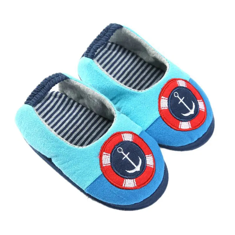 Fashion Spring Autumn Animal Kids Living House Shoes Children Boys Girls Cotton Slipper Comfortable Indoor Floor Shoes