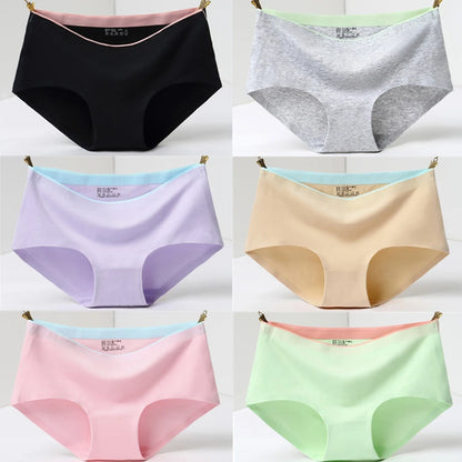 1/2Pcs briefs panties for women cotton seamless panties woman Mid-Rise Sexy lingerie women seamless panties  Girl shorts culotte