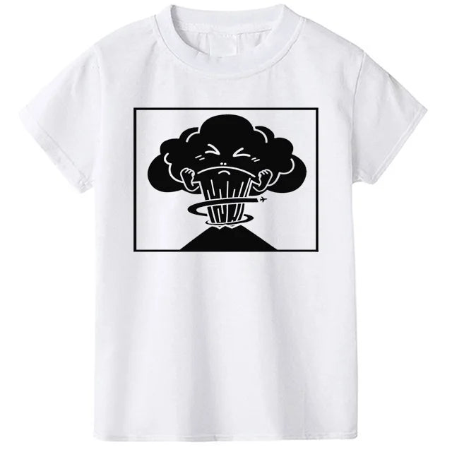 2024 New Children T-Shirt Skull Fashion Cartoons Cotton Short Sleeve Boys T Shirt Kids Tops For Girls Boys summer Clothes 2-10Y