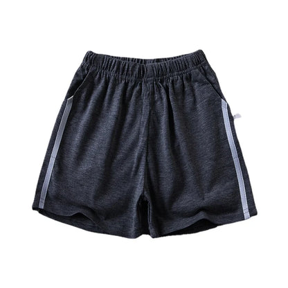 Big Kids Shorts Wholesale 3-12T Children Boys Casual Short Pajamas Classic Three-Colors Black White Gray School Girls Sweatpants