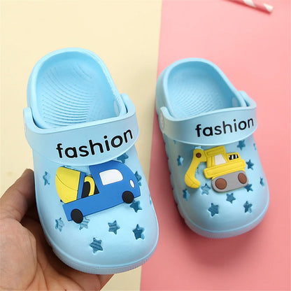 Unicorn Slippers for Boy Girl Rainbow Shoes 2019 Summer Toddler Animal Kids Outdoor Baby Slippers PVC Cartoon Kids Slippers