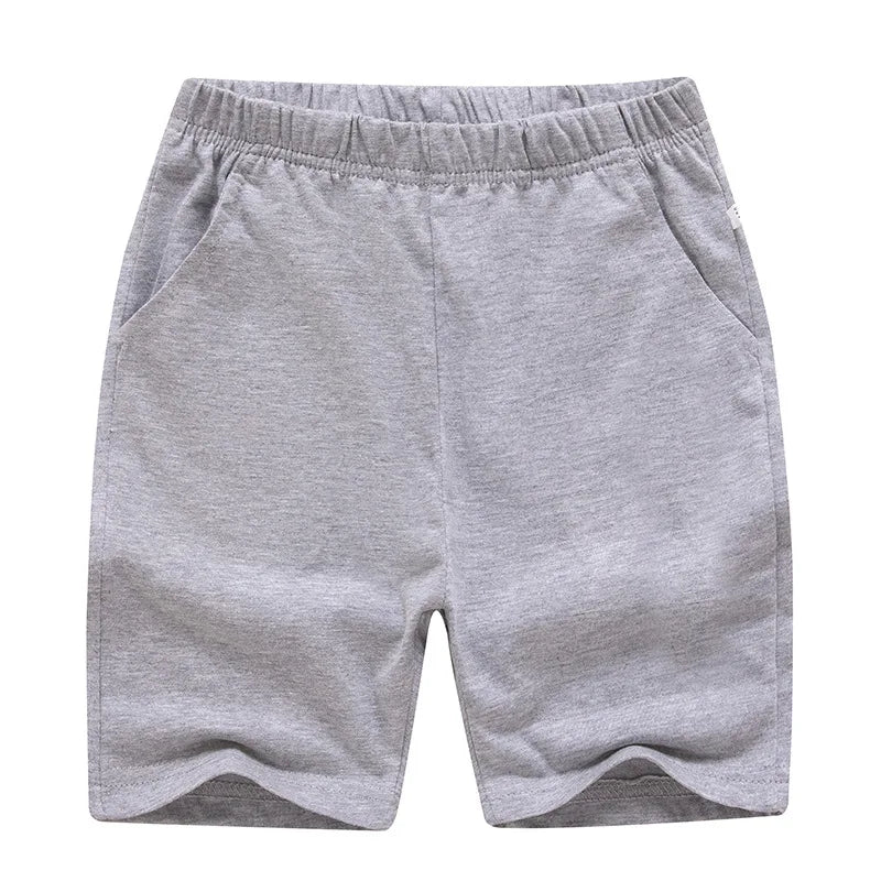 Big Kids Shorts Wholesale 3-12T Children Boys Casual Short Pajamas Classic Three-Colors Black White Gray School Girls Sweatpants