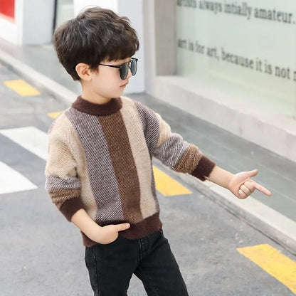 Children's sweater Winter New Cotton Clothing  Sweater teenage boys Sweater Children's clothing fall knit sweater 10 12 14 years