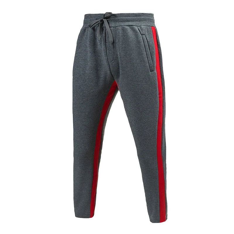 Autumn Winter Men Fleece Sweatpants  Fashion Jogging pants Fitness Trousers Homme Elastic Sportswear Track Pants Sweatpants