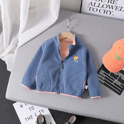 New Autumn Winter Baby Girls Clothes Boys Clothing Children Jacket Toddler Casual Thickened Costume Infant Coat Kids Sportswear