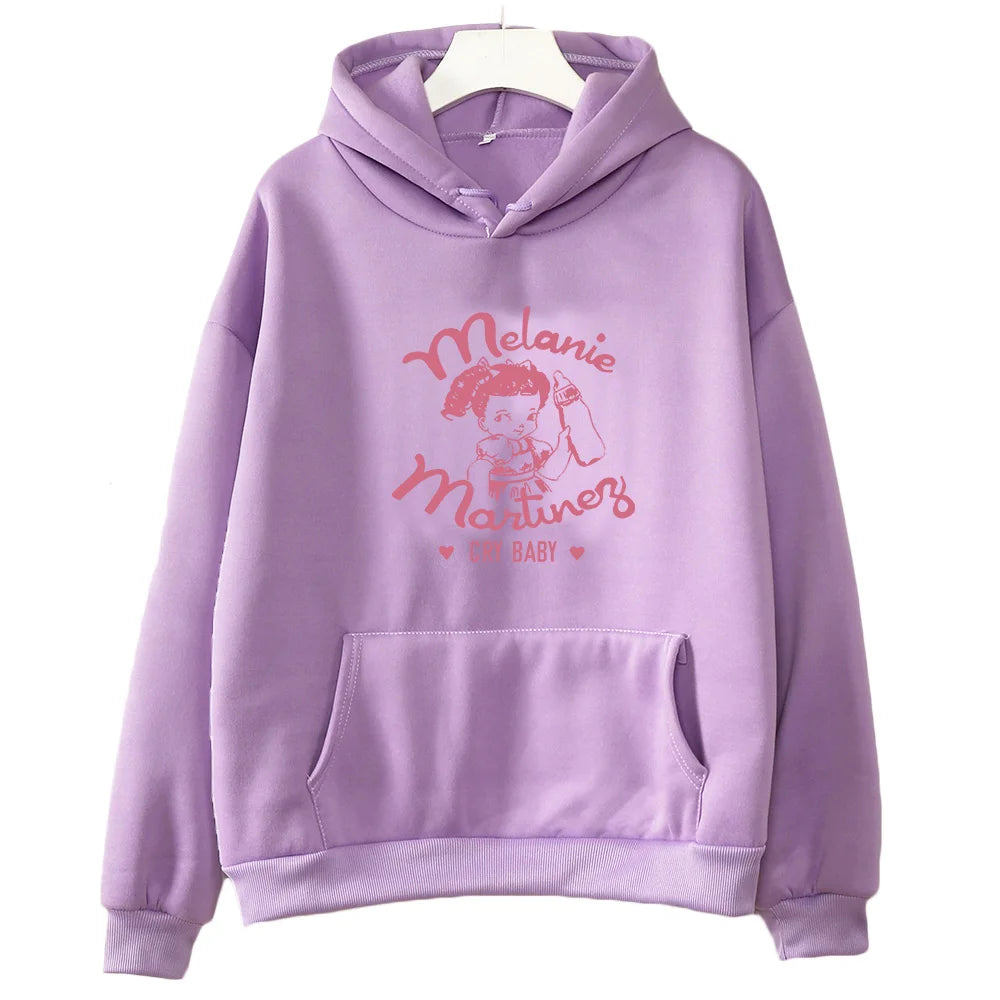 Melanie Martinez Portals Tour Sweatshirts Women Autumn Loose Clothes Cartoon Graphic Hoodie Kawaii Hoody Ovesized Casual Tops