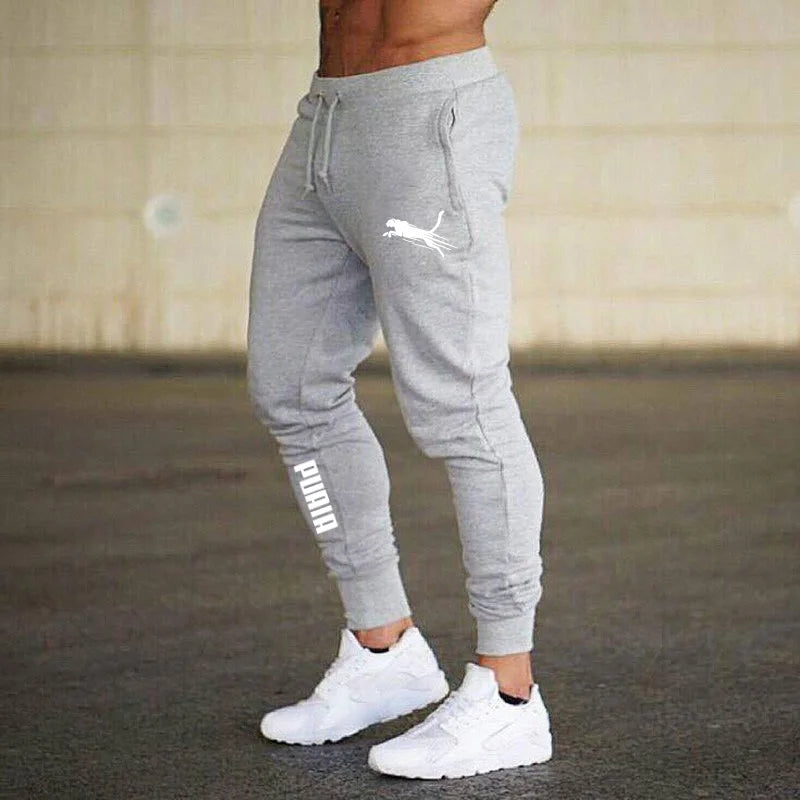 2024New Men Sweatpants Autumn Winter Print Fleece Warm Jogging Pants Male Outdoor Tracksuits Harajuku Streetwear Casual Trousers