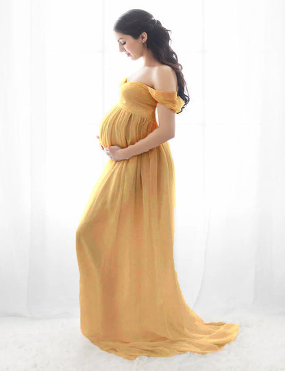 2024 new maternity photo dress floor-length long skirt dress for pregnant women to wear before taking photos