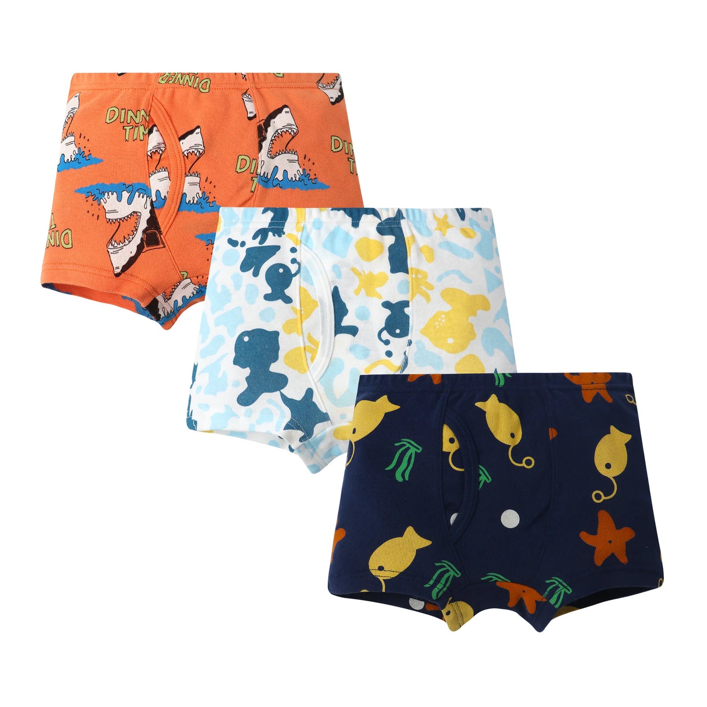 Sale New High Quality Boys Boxer Shorts Panties Kids children dinosaur car underwear 2-10years Old 3pcs/lot students