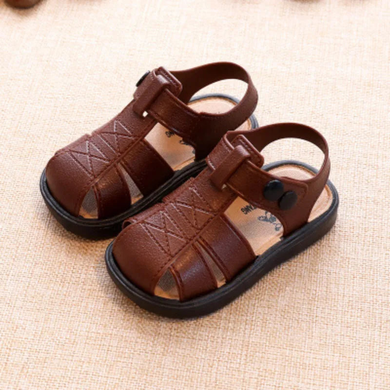 Sandalias Anti Slip Children Sandals Summer New Infant Toddler Walking Shoes Boy Beach Shoes Kids Shoes Boy Soft Soles Baby Shoe