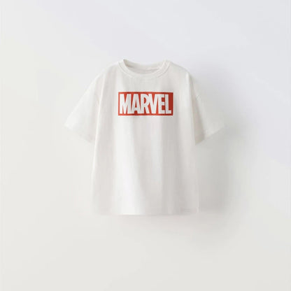 Boutique Children's Clothes 2025 Summer T-shirt Boys Short Sleeve Tees Printed Cartoon Loose Casual O-neck T Shirts Tops 1-7 Age