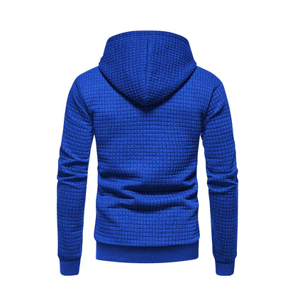 New men's hooded pullover fall casual Slim long-sleeved warm men's sweater knit sweater loose tops outdoor sports men's clothing