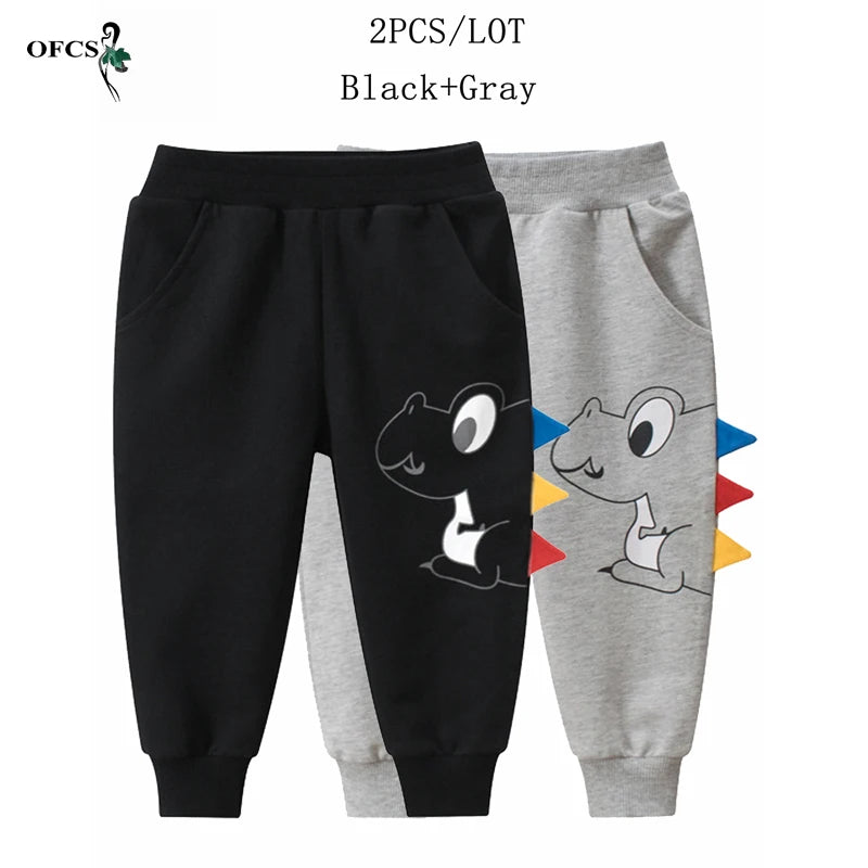 Children's Ankle-length Pants Spring Cartoon Pants Casual Kids Sports Pants 2-10Years Joggers Sweatpants Enfant Garcon Trousers