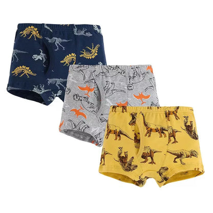 3pcs/set Baby Boys Underwear High quality 100% cotton Panties Kids Short Briefs Children Underpants 2-12Y