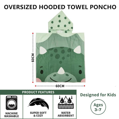 Cartoon Baby Bath Towel Microfiber Cotton Hooded Beach Towel Newborn Cape Towels Soft Poncho Kids Bathing Stuff Infant Washcloth