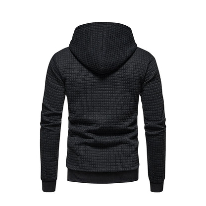 New men's hooded pullover fall casual Slim long-sleeved warm men's sweater knit sweater loose tops outdoor sports men's clothing