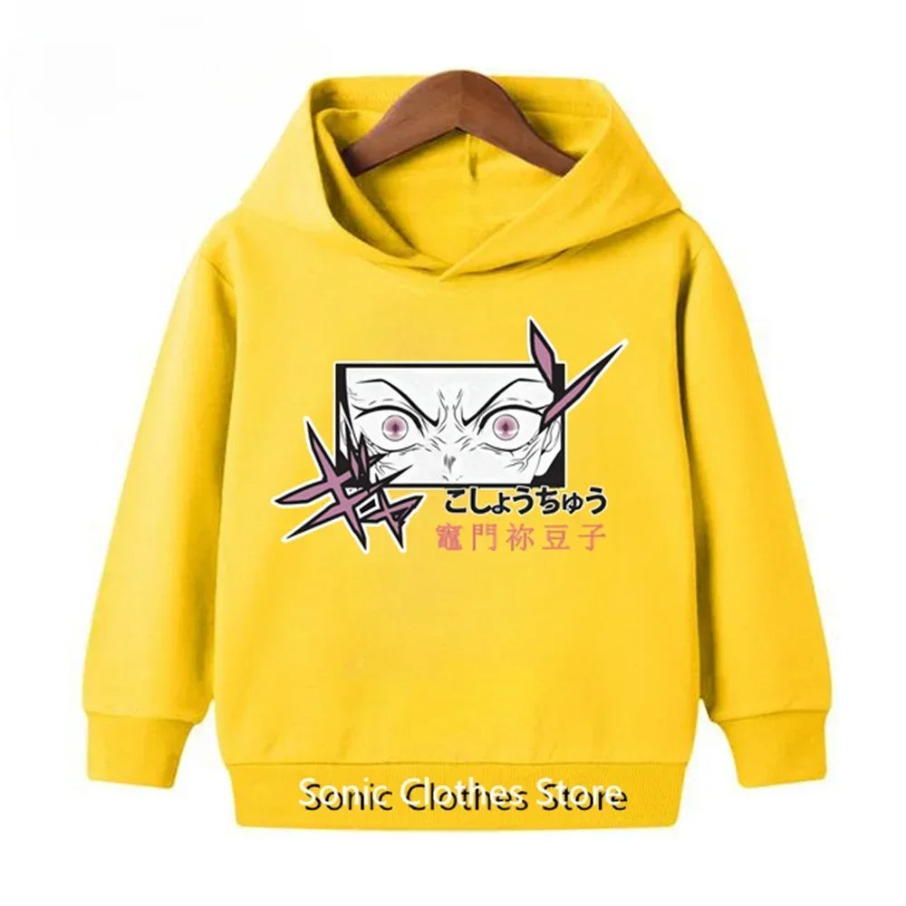 Hot Sale Demon Slayer Anime Hoodie Girls Fashion Manga Streetwear Kawaii Kanroji Mitsuri Sweatshirts Harajuku Comic Boys Clothes