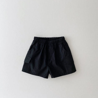 2024 Summer Korean Style Clothes Girl Kid Boys Shorts Macaron Color Baby Girl Shorts Cotton Linen Short Pants Bloomers 6Month-3Y