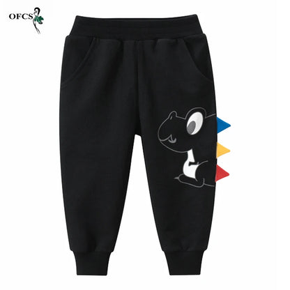 Children's Ankle-length Pants Spring Cartoon Pants Casual Kids Sports Pants 2-10Years Joggers Sweatpants Enfant Garcon Trousers